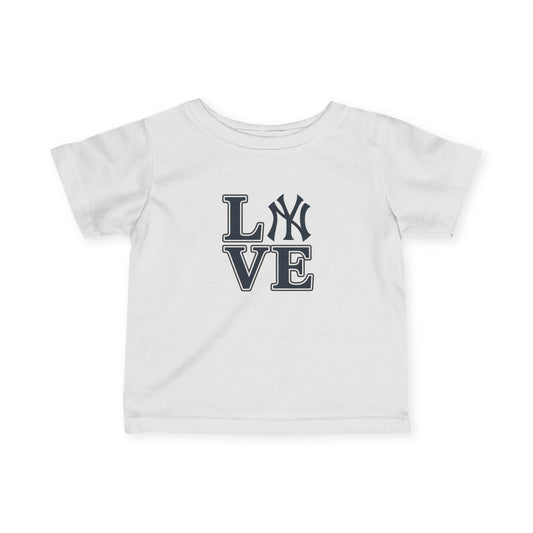 NYC Love Infant Fine Jersey Tee - Perfect Baby Gift, Adorable Outfit, Baby Shower, New York Fan, Toddler Clothing