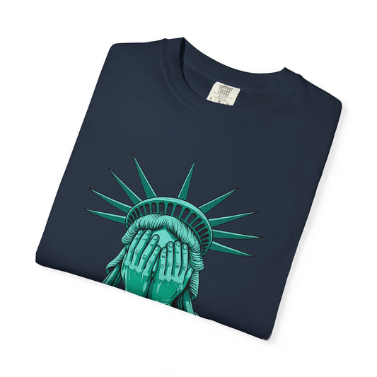 Liberty Design T-shirt, Unisex Cotton Tee, Statement Shirt for Activism, Casual Wear, Gift for Patriots, Independence Day Apparel