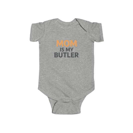 Cute Infant Bodysuit - "Mom Is My Butler" - Perfect Baby Shower Gift, Newborn Outfit, Funny Baby Clothes, Toddler Gift, Cute Baby Shower