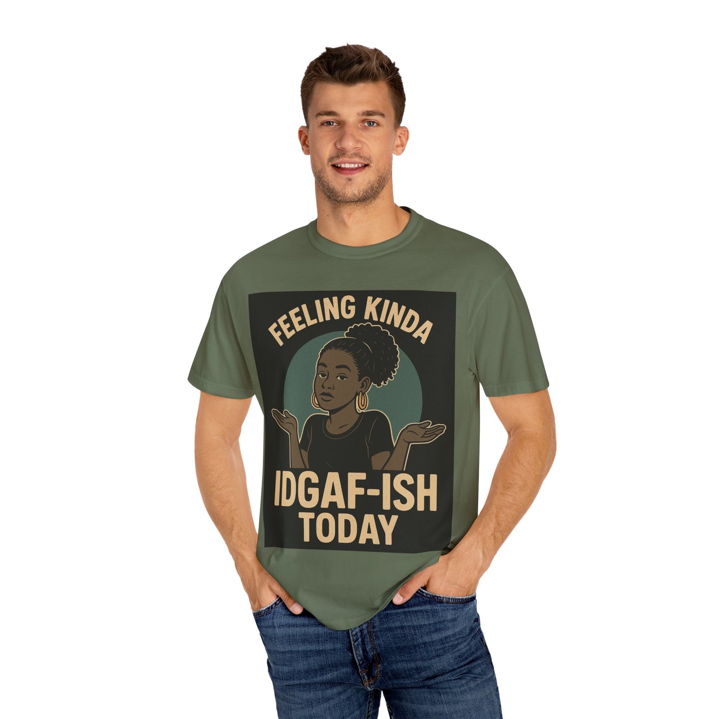 Casual Statement T-Shirt, Feeling Kinda IDGAF-ISH Today, Unisex Graphic Tee, Everyday Wear, Gift Idea, Trendy Apparel