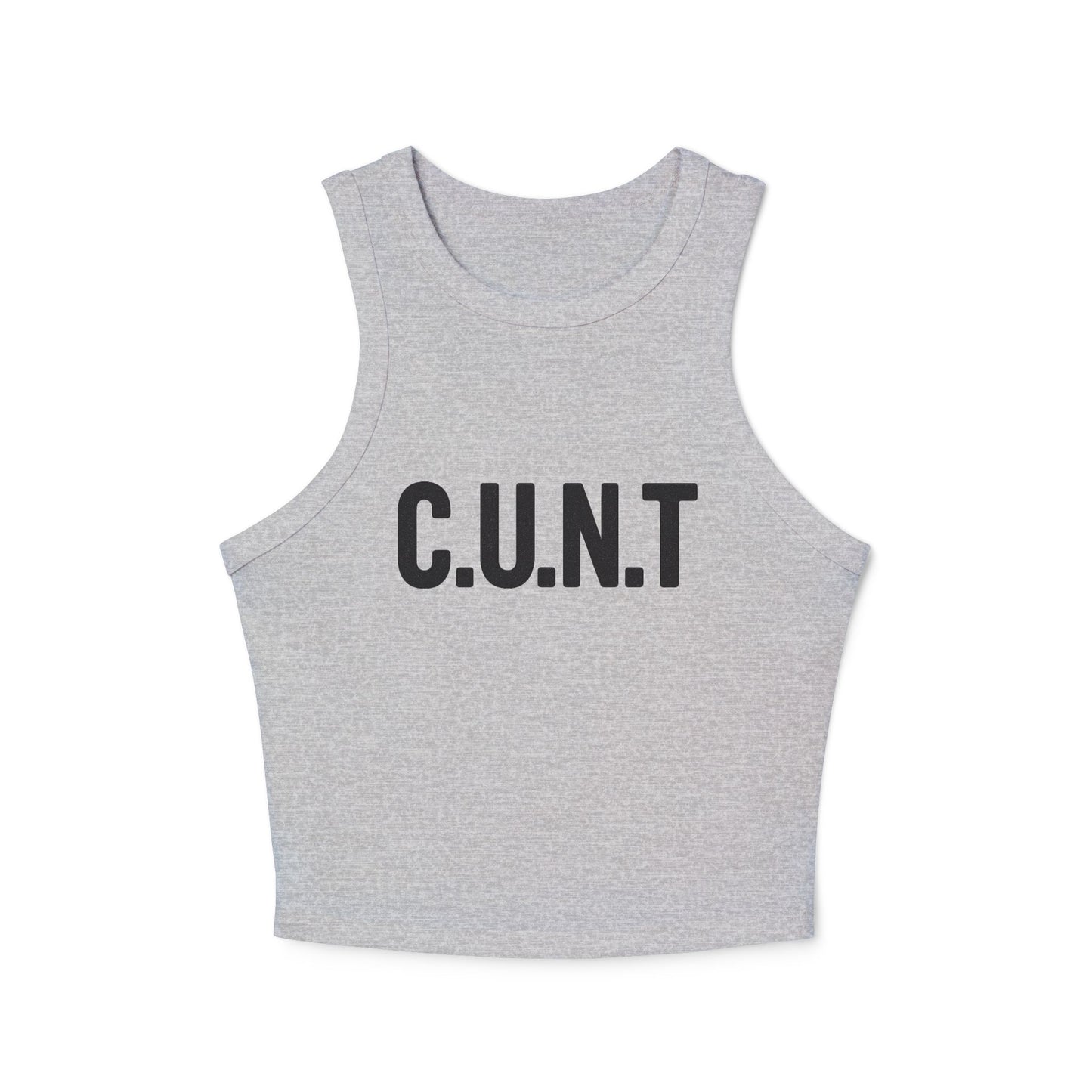 Empowered Women's Ribbed Crop Tank Top | Feminist Apparel, Confidence Clothing, Casual Wear, Pride Fashion, Statement Top