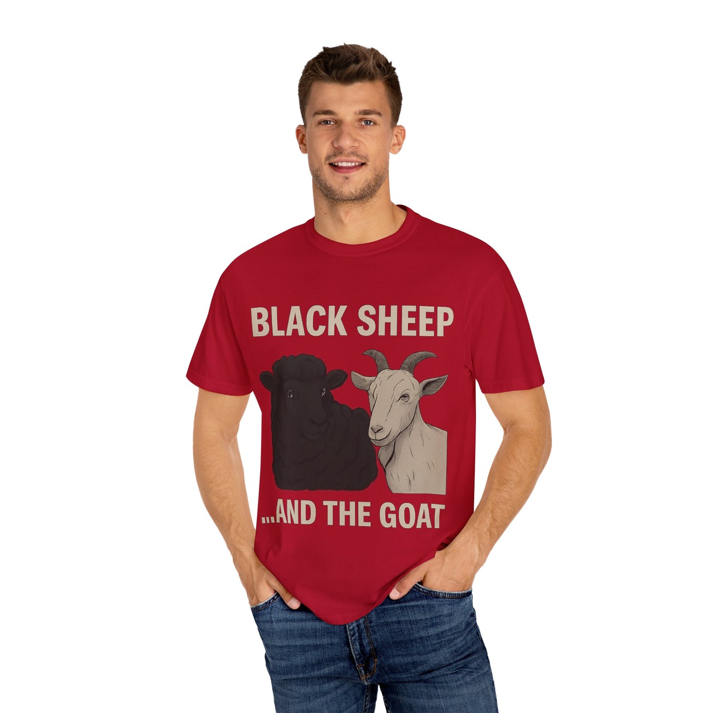 Black Sheep and Goat Unisex Garment-Dyed T-shirt | Funny Animal Tee for Casual Wear, gifts for animal lovers, unique birthday present, [...]
