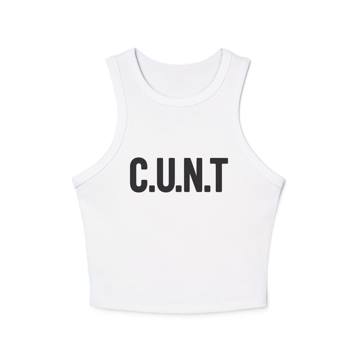 Empowered Women's Ribbed Crop Tank Top | Feminist Apparel, Confidence Clothing, Casual Wear, Pride Fashion, Statement Top