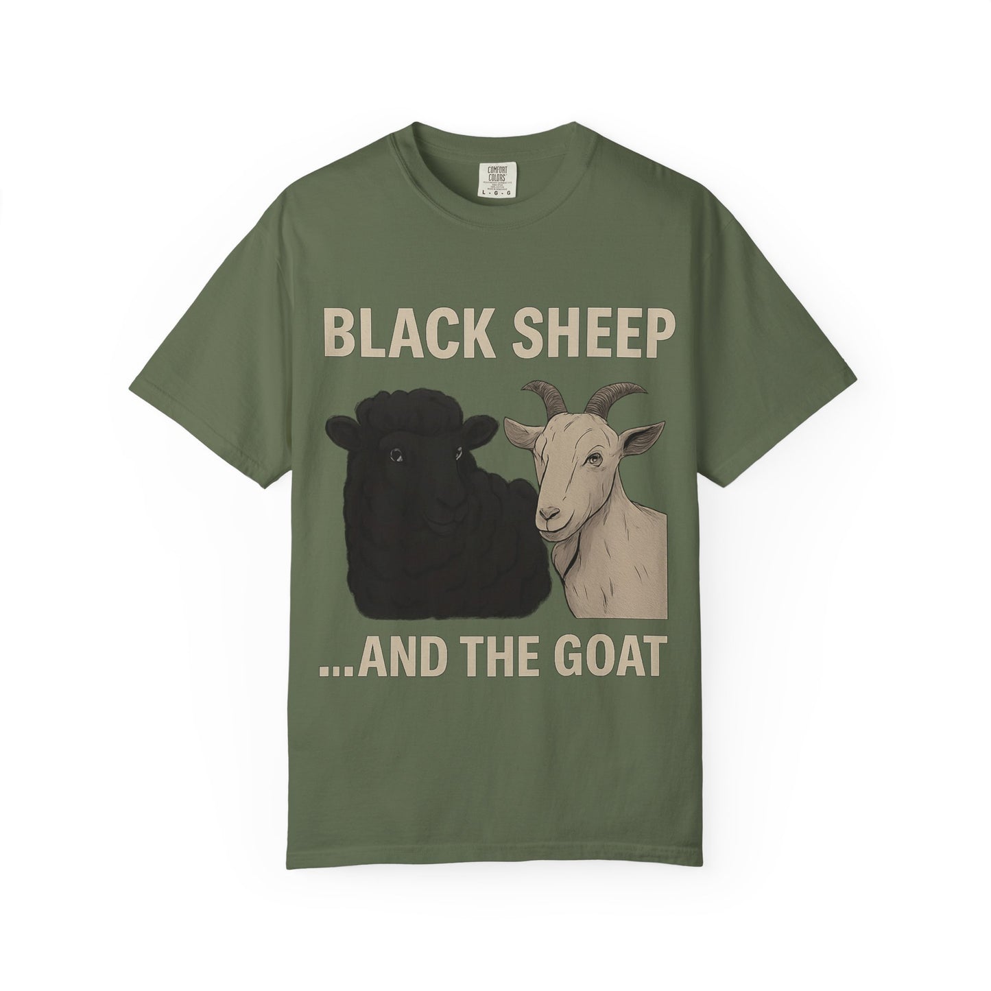 Black Sheep and Goat Unisex Garment-Dyed T-shirt | Funny Animal Tee for Casual Wear, gifts for animal lovers, unique birthday present, [...]