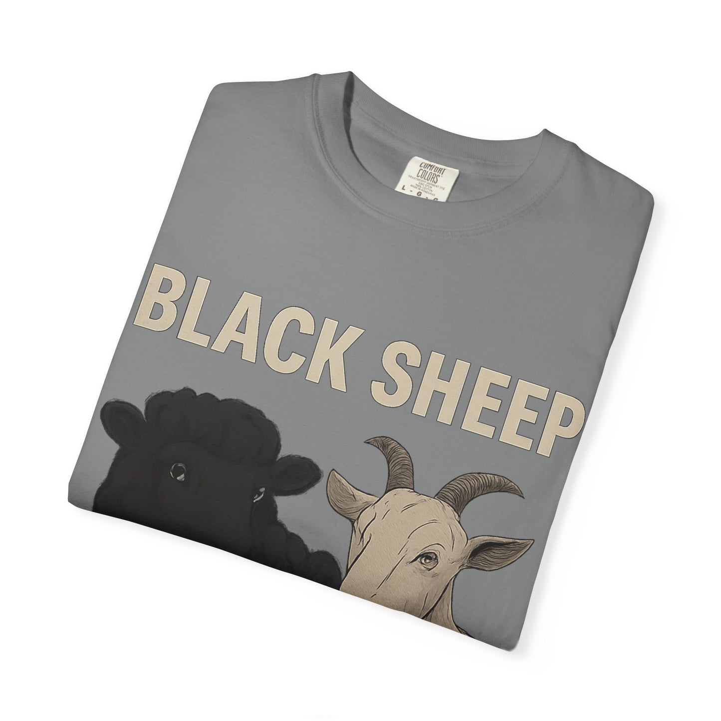 Black Sheep and Goat Unisex Garment-Dyed T-shirt | Funny Animal Tee for Casual Wear, gifts for animal lovers, unique birthday present, [...]