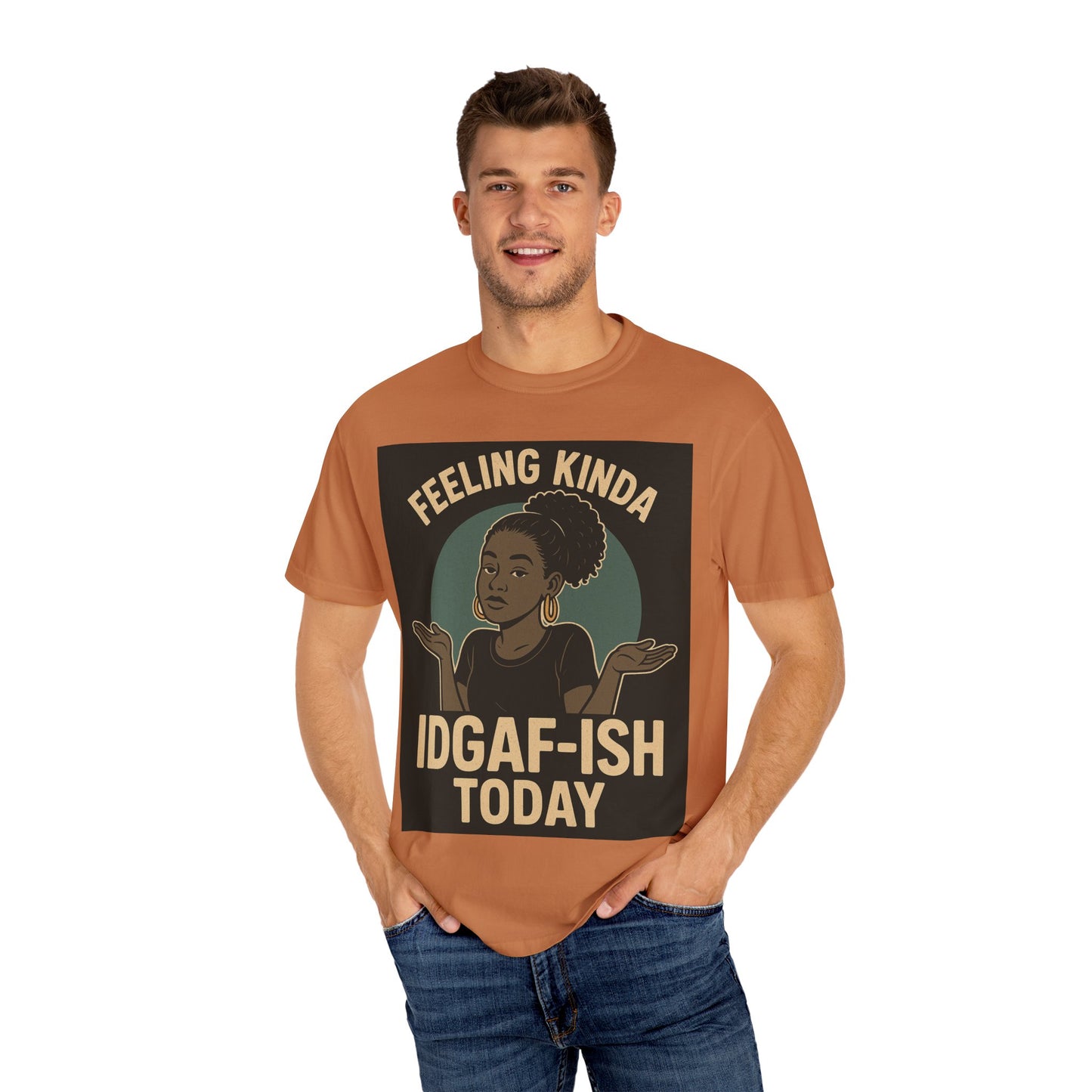 Casual Statement T-Shirt, Feeling Kinda IDGAF-ISH Today, Unisex Graphic Tee, Everyday Wear, Gift Idea, Trendy Apparel