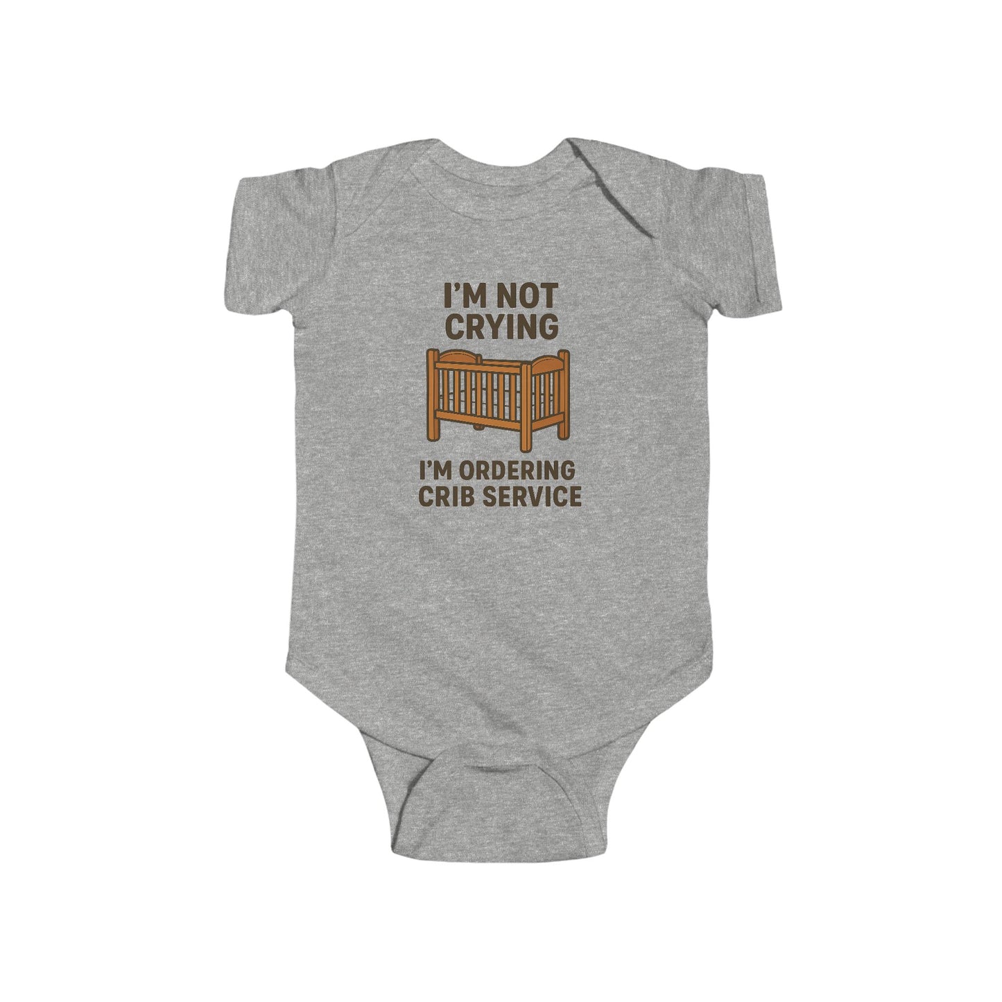 Funny Baby Bodysuit - I'm Not Crying, Crib Service Gift, Newborn Outfit, Baby Shower Present, Cute Infant Clothes