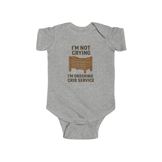 Funny Baby Bodysuit - I'm Not Crying, Crib Service Gift, Newborn Outfit, Baby Shower Present, Cute Infant Clothes
