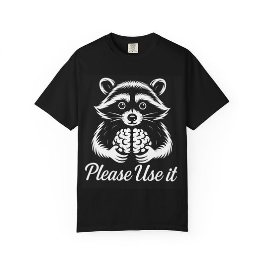 Whimsical Raccoon T-Shirt | Unisex Garment-Dyed Tee | Funny Animal Graphic Tee | Perfect Gift for Nature Lovers, Casual Wear, [...]