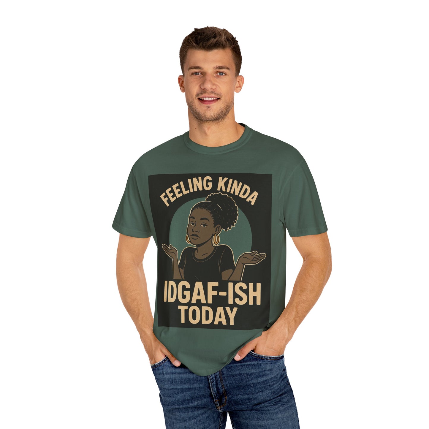Casual Statement T-Shirt, Feeling Kinda IDGAF-ISH Today, Unisex Graphic Tee, Everyday Wear, Gift Idea, Trendy Apparel