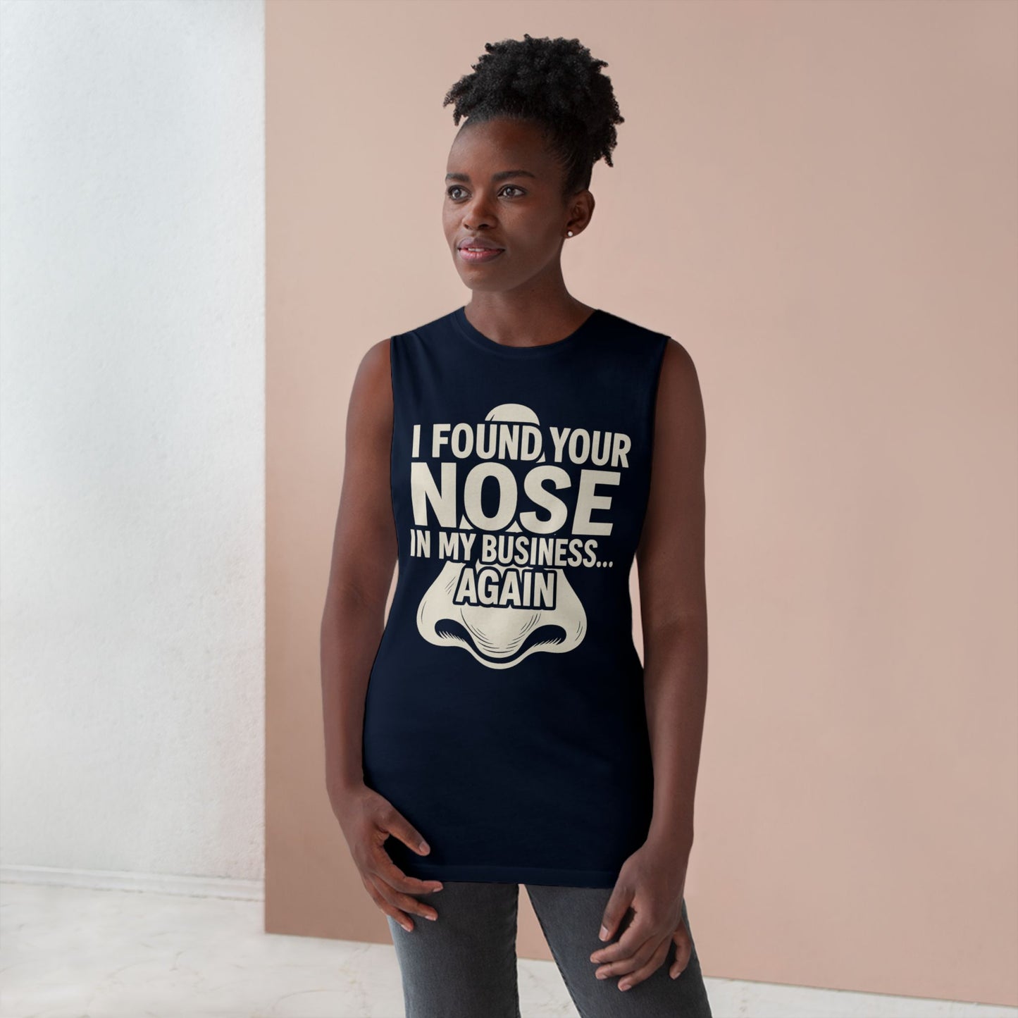 Unisex Tank Top, Funny Graphic Tee, Casual Wear, Gift for Friends, Summer Outfit, Humor Apparel