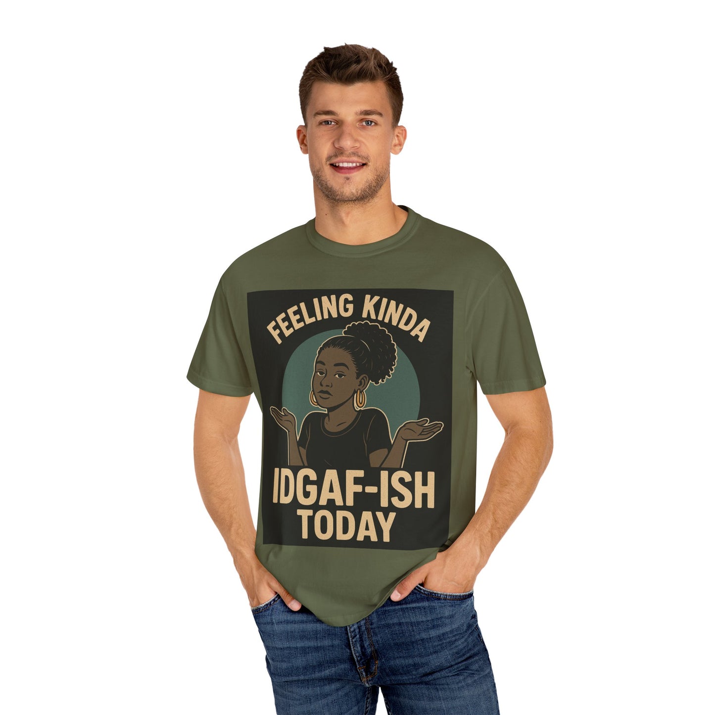 Casual Statement T-Shirt, Feeling Kinda IDGAF-ISH Today, Unisex Graphic Tee, Everyday Wear, Gift Idea, Trendy Apparel
