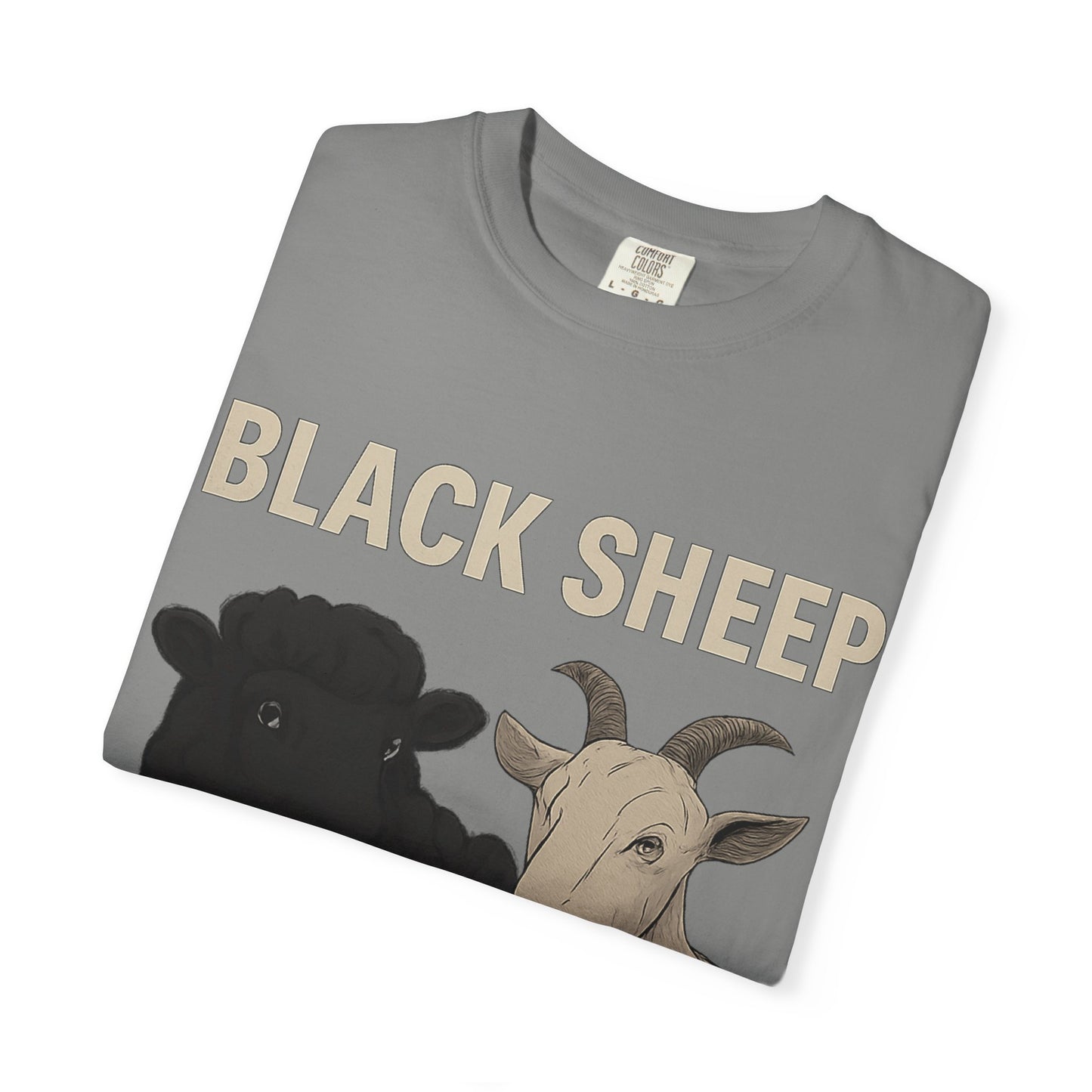 Black Sheep and Goat Unisex Garment-Dyed T-shirt | Funny Animal Tee for Casual Wear, gifts for animal lovers, unique birthday present, [...]