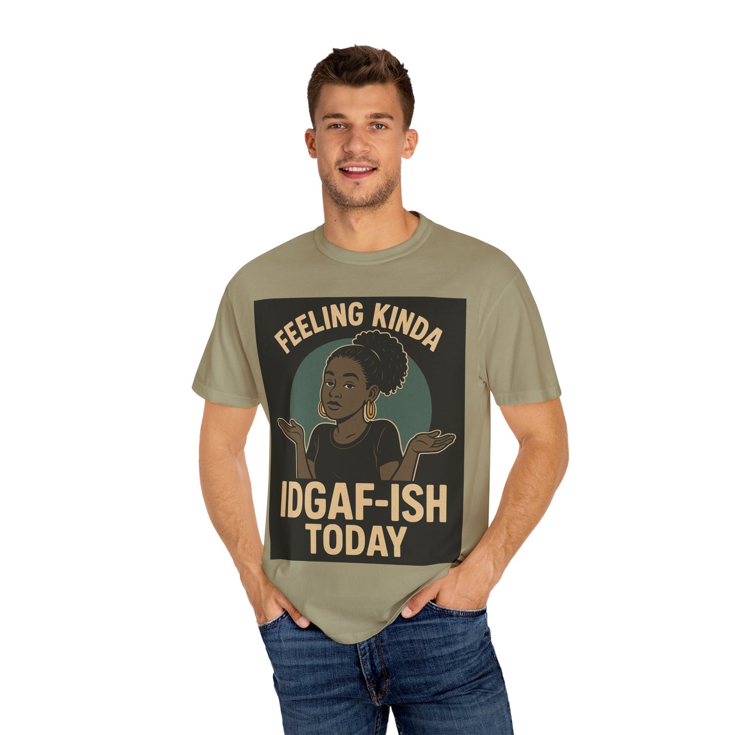 Casual Statement T-Shirt, Feeling Kinda IDGAF-ISH Today, Unisex Graphic Tee, Everyday Wear, Gift Idea, Trendy Apparel