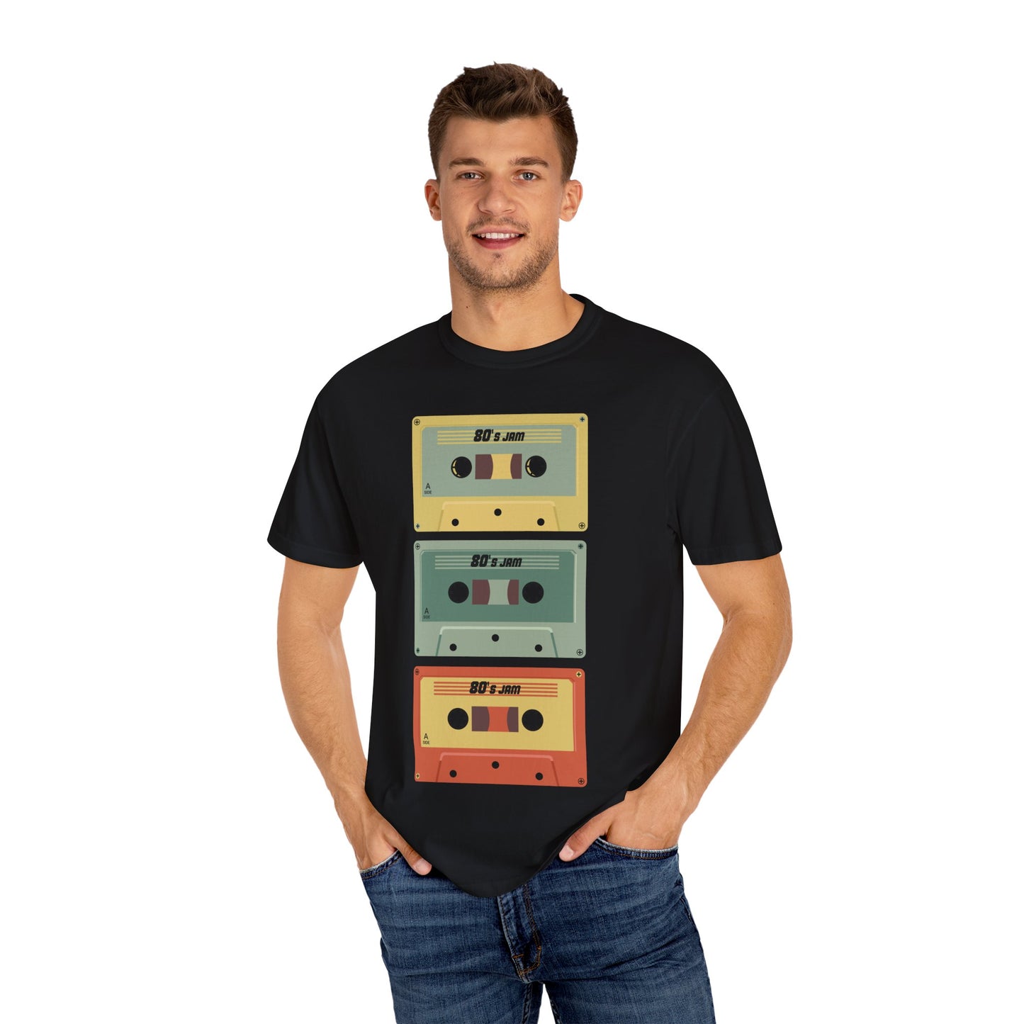 Retro Cassette Tape T-shirt, Vintage Music Tee, Unisex Graphic Shirt, Gift for Music Lovers, 80s Nostalgia Clothing