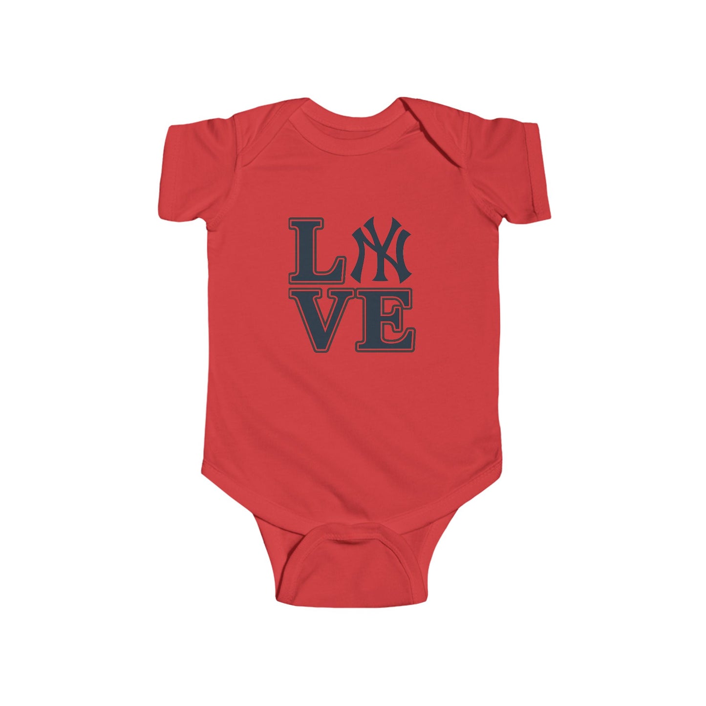 New York Yankees Love Infant Bodysuit, Cute Baby Clothes, Baby Shower Gift, MLB Fan Outfit, Sports Baby Wear, Infant Bodysuit