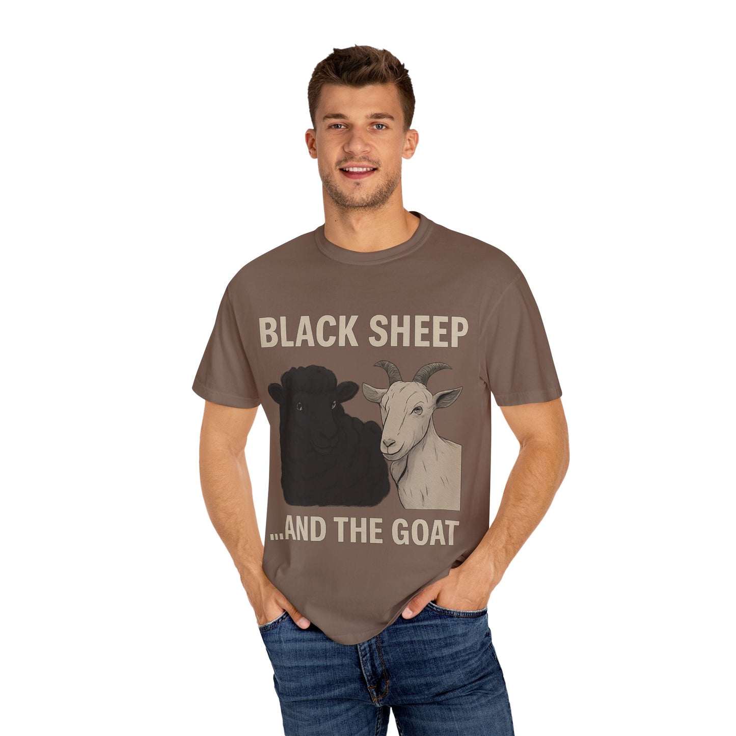 Black Sheep and Goat Unisex Garment-Dyed T-shirt | Funny Animal Tee for Casual Wear, gifts for animal lovers, unique birthday present, [...]