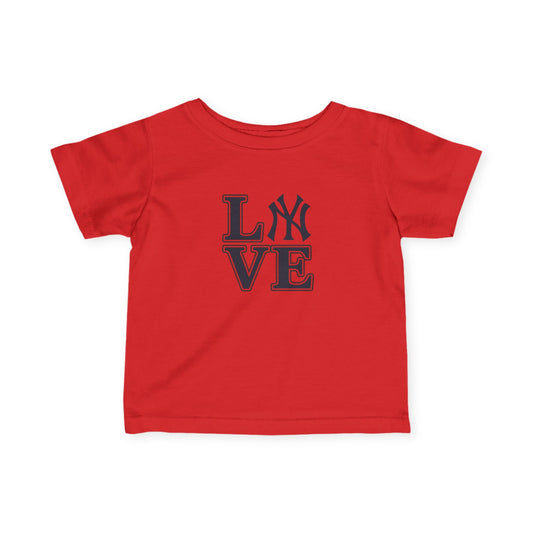 NYC Love Infant Fine Jersey Tee - Perfect Baby Gift, Adorable Outfit, Baby Shower, New York Fan, Toddler Clothing
