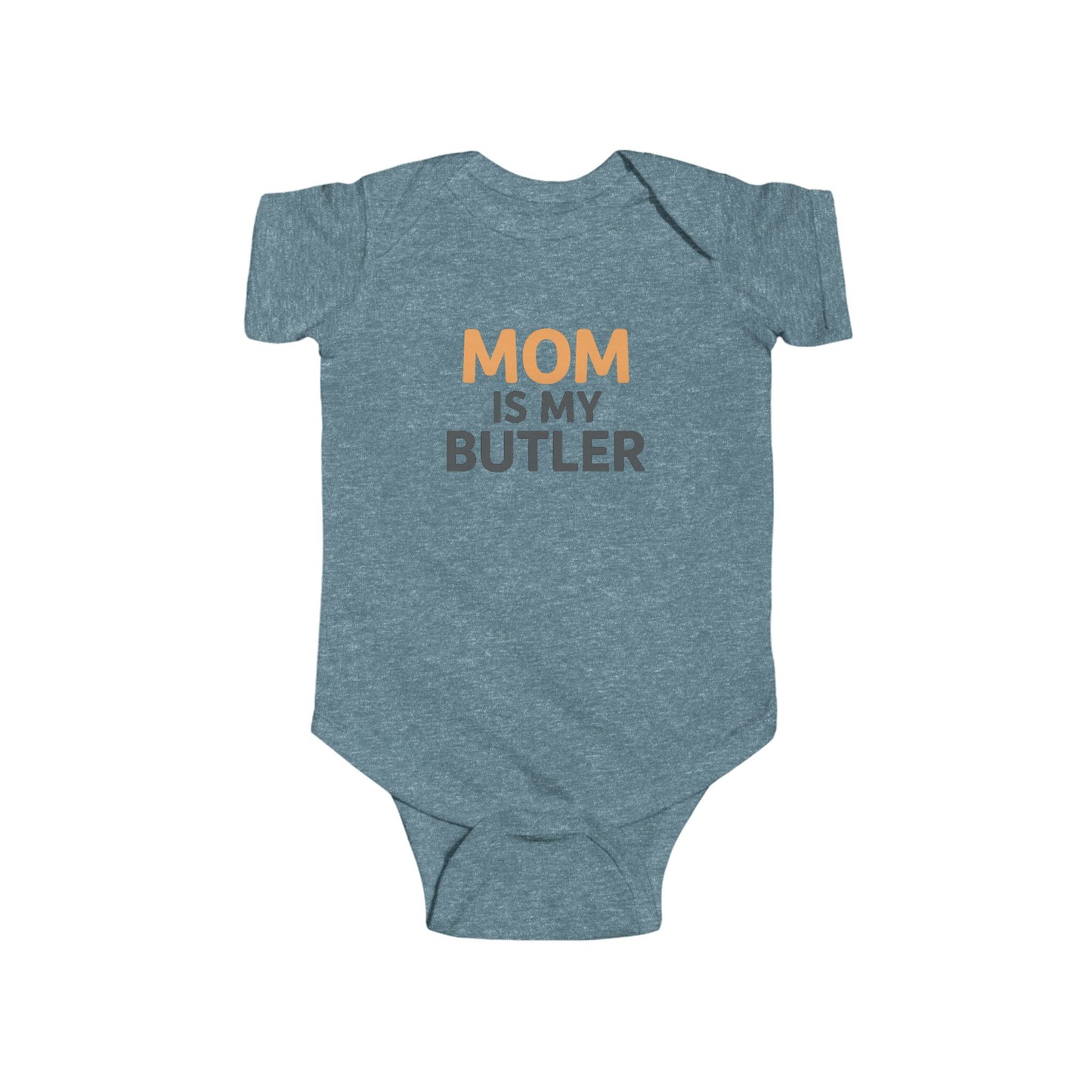Cute Infant Bodysuit - "Mom Is My Butler" - Perfect Baby Shower Gift, Newborn Outfit, Funny Baby Clothes, Toddler Gift, Cute Baby Shower