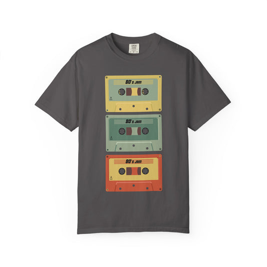 Retro Cassette Tape T-shirt, Vintage Music Tee, Unisex Graphic Shirt, Gift for Music Lovers, 80s Nostalgia Clothing